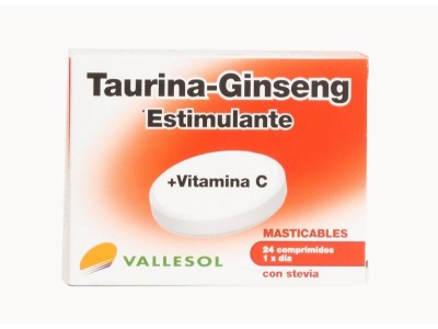 Vallesol Taurina-Ginseng 24 Comprimidos Efervescentes