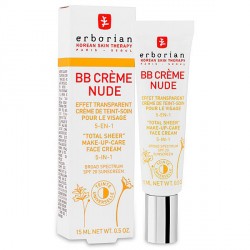 Erborian BB Cream Nude Efecto Transparente 5 en 1 15ml