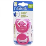 DR. BROWN´S CHUPETE ORTHODONTIC SILICONA 0-6 M 2 UNIDADES