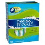 TAMPAX PEARL SUPER 18 UNIDADES