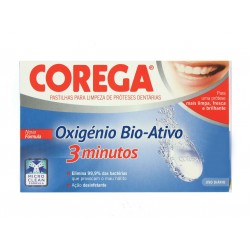 Corega Oxígeno Bio-Activo 3 Minutos 66 Pastillas