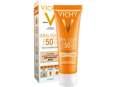 Vichy Idéal Soleil Antimanchas 3 en 1 SPF50 + 50ml