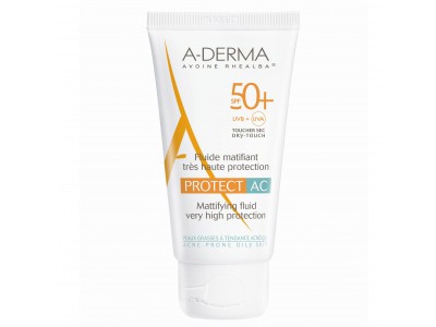 Aderma Protect Ac Fluído Matificante SPF50+40ml